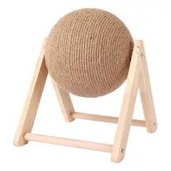 MARBEN PETS - Rascador Bola Giratoria Marben Para Gatos, Alto 18cms