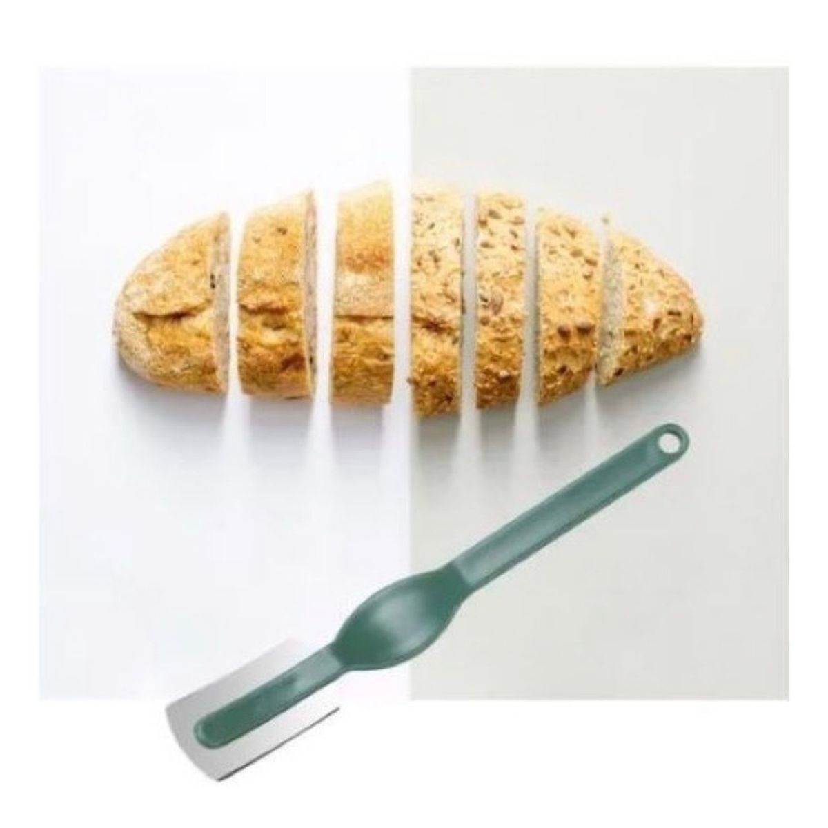 GENERICO - Greñador Cortador De Pan Con Cubierta Protectora Para Hoja