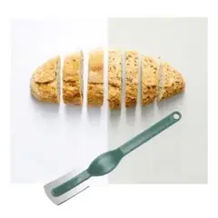 GENERICO - Greñador Cortador De Pan Con Cubierta Protectora Para Hoja