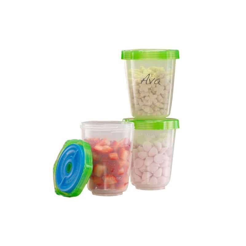 GERBER - Vasos Porta Snack 3 Pcs Gerber