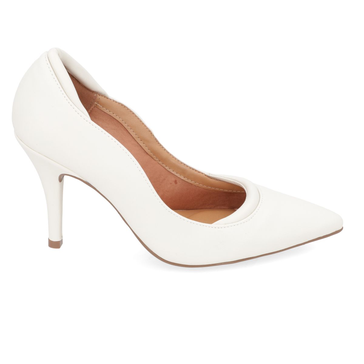 VIZZANO - Zapato Mujer Taco Aguja Stiletto Blanco Vizzano