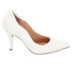 VIZZANO - Zapato Mujer Taco Aguja Stiletto Blanco