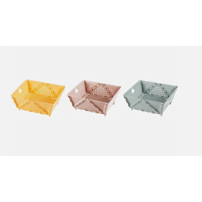 GENERICO - Organizador Pequeño Plegable Colapsable Oficina Baño Cocina Aleatorio