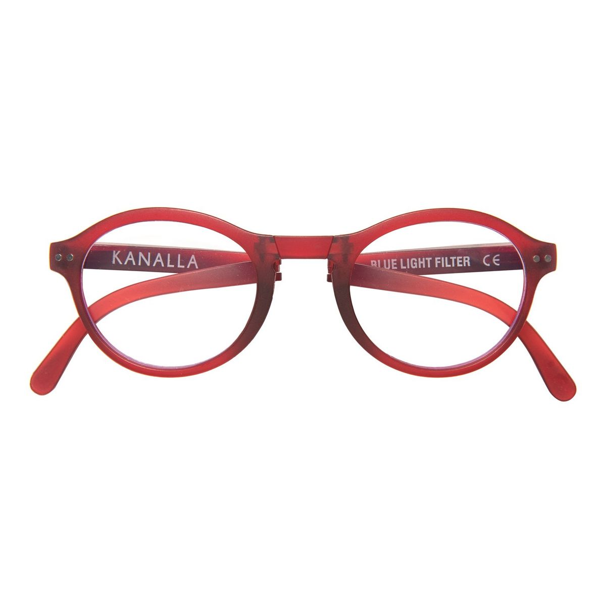 KANALLA - Pack 2 Lentes De Lectura Plegable Con Filtro Azul mod Gris /Rojo Oscuro 2.5