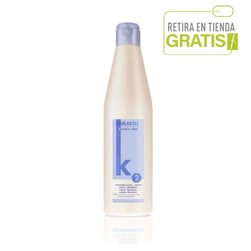 SALERM - SALERM Alisado Keratina, Crema Alisadora Keratin Shot 500 ml