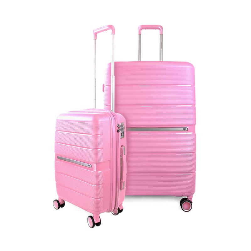 SWISS BAG - Pack 2 Maletas S+L rosada Xpos Swiss Bag