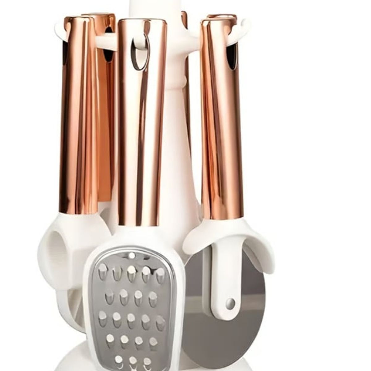 GENERICO - Set Utensilios 7 Piezas Silicona Set Utensilios Cocina