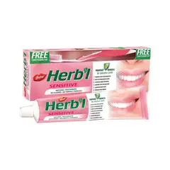 DABUR AMLA - Pasta Dental Herbl Sensible + Cepillo de Dientes 150gr
