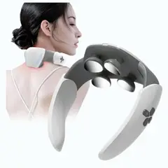 INVENCIBLE - MASAJEADOR CUELLO USB ESTIMULADOR CALOR 4 ELECTRODOS NB02