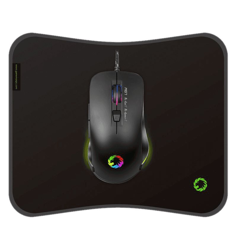 GAMEMAX - Kit Mousepad + Mouse Gamer GameMax GM7