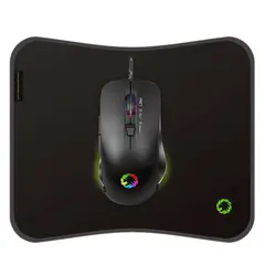 GAMEMAX - Kit Mousepad + Mouse Gamer GM7