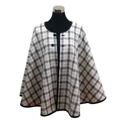 BELLAVISTA OVEJA TOME - Capa Unisex Lana 100% - Negro