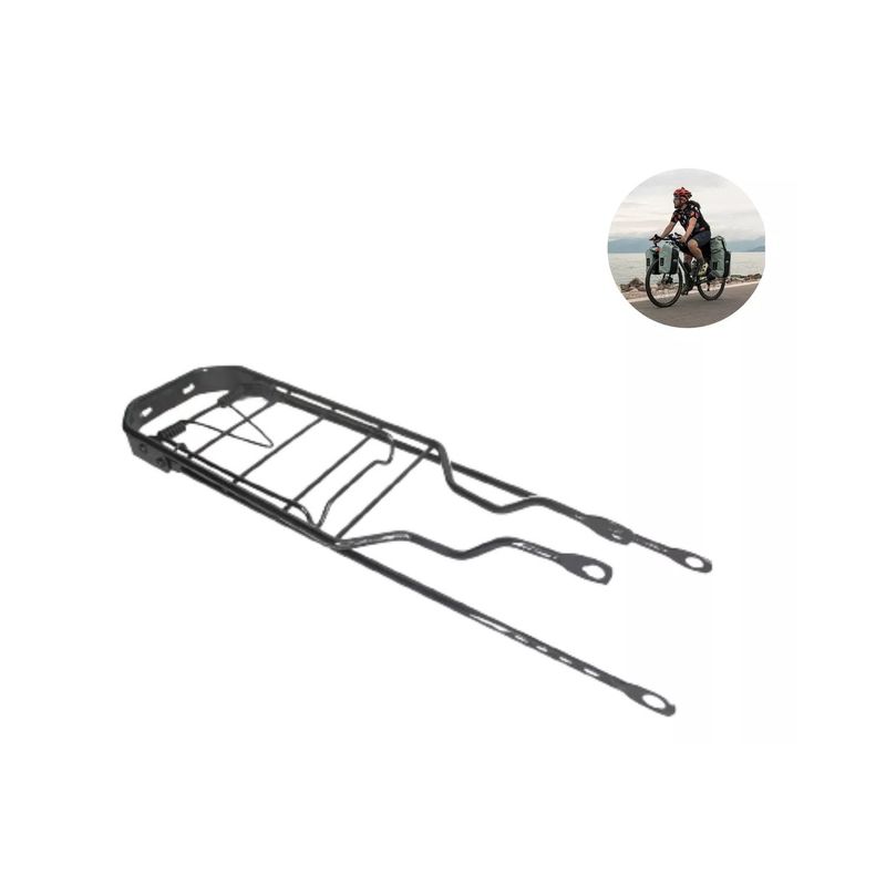 GENERICO - Parrilla Trasera Bicicleta 29 28 Transporte Porta Alforja