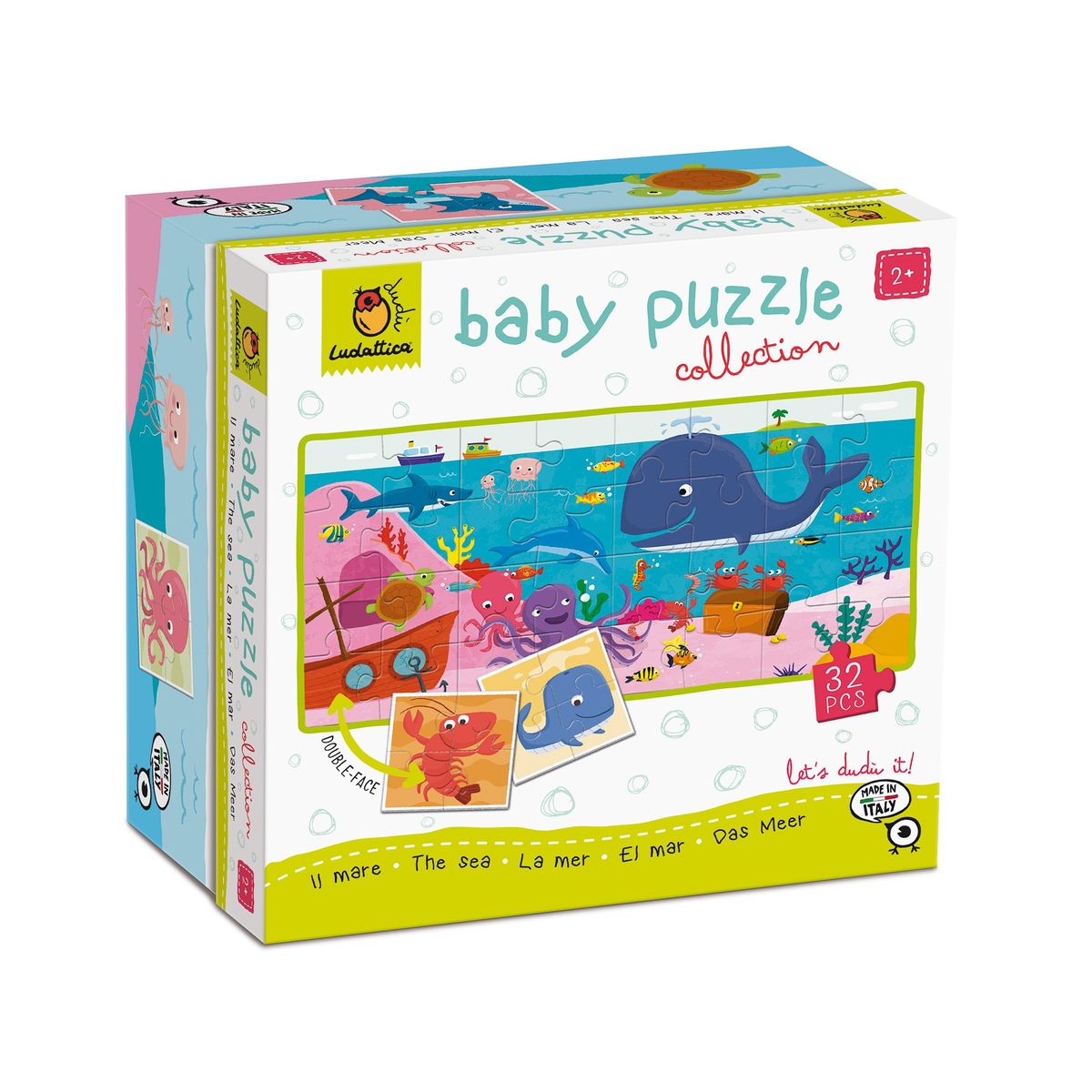 LUDATTICA - Puzzle de Colección Bebé El Mar Ludattica