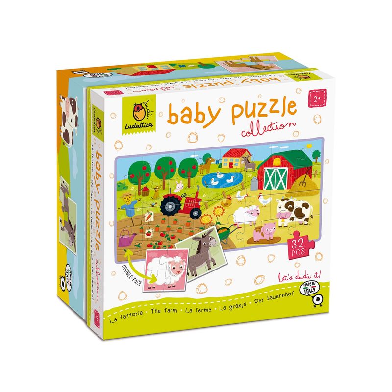 LUDATTICA - Puzzle de Colección Bebé La Granja Ludattica
