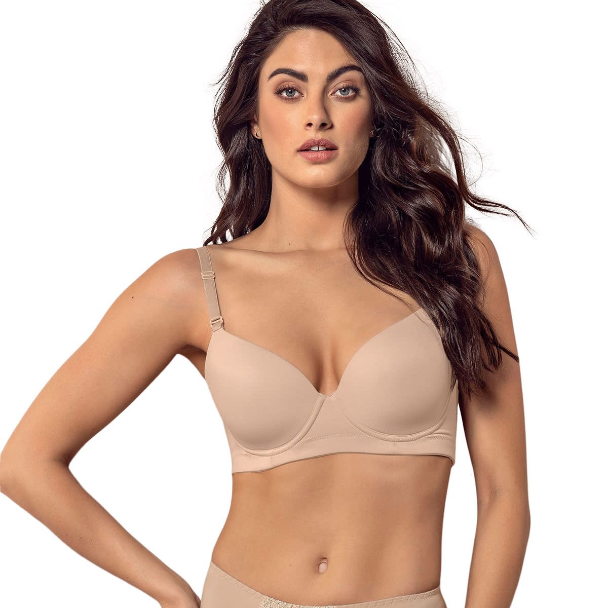 LEONISA - Sostén 71321 Realce Medio Beige