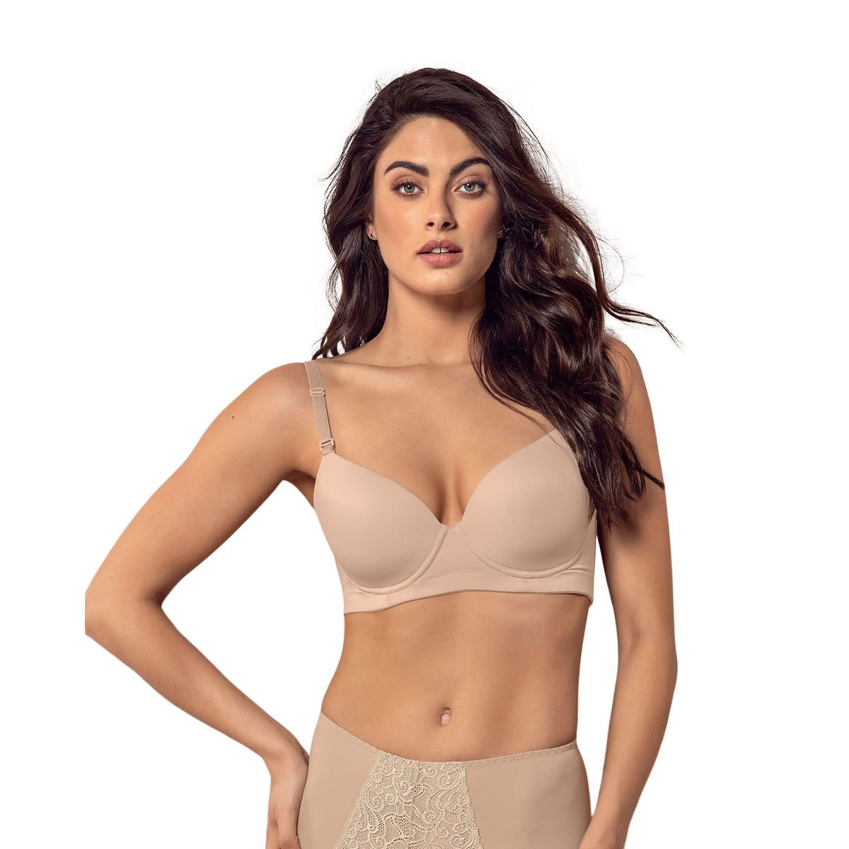 LEONISA - Sostén 71321 Realce Medio Beige