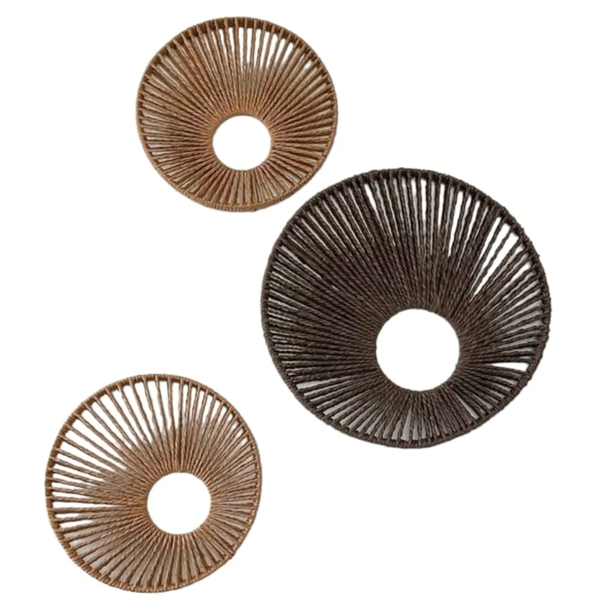 GENERICO - Adorno de Terraza para Pared Redondo Café