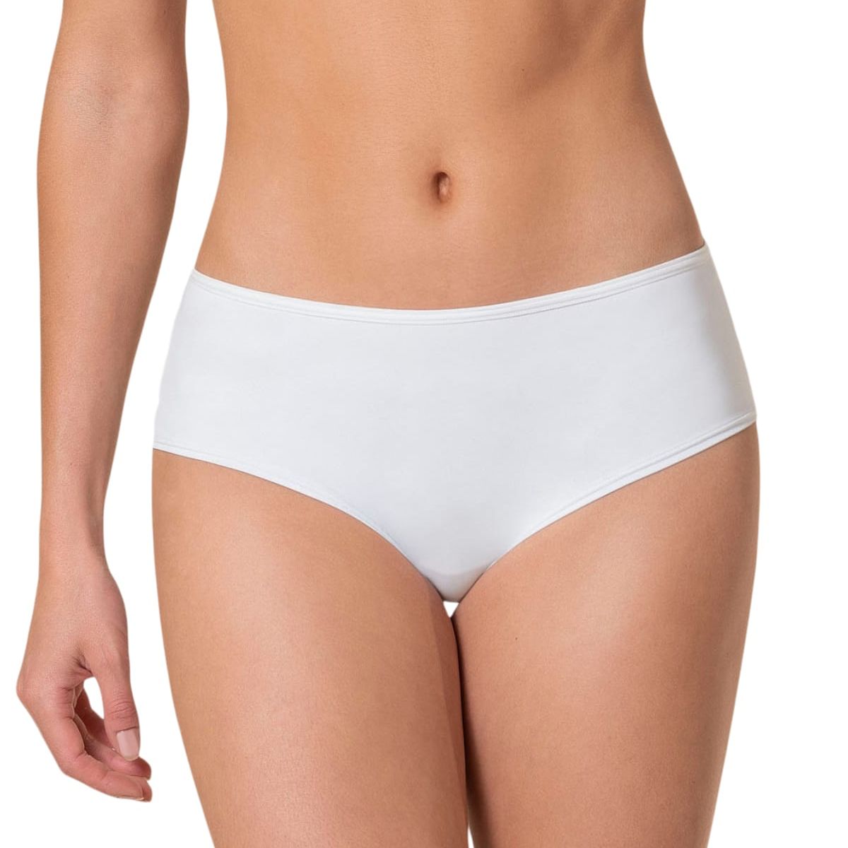 LEONISA - Calzón 72307 Hipsters y Cacheteros Blanco