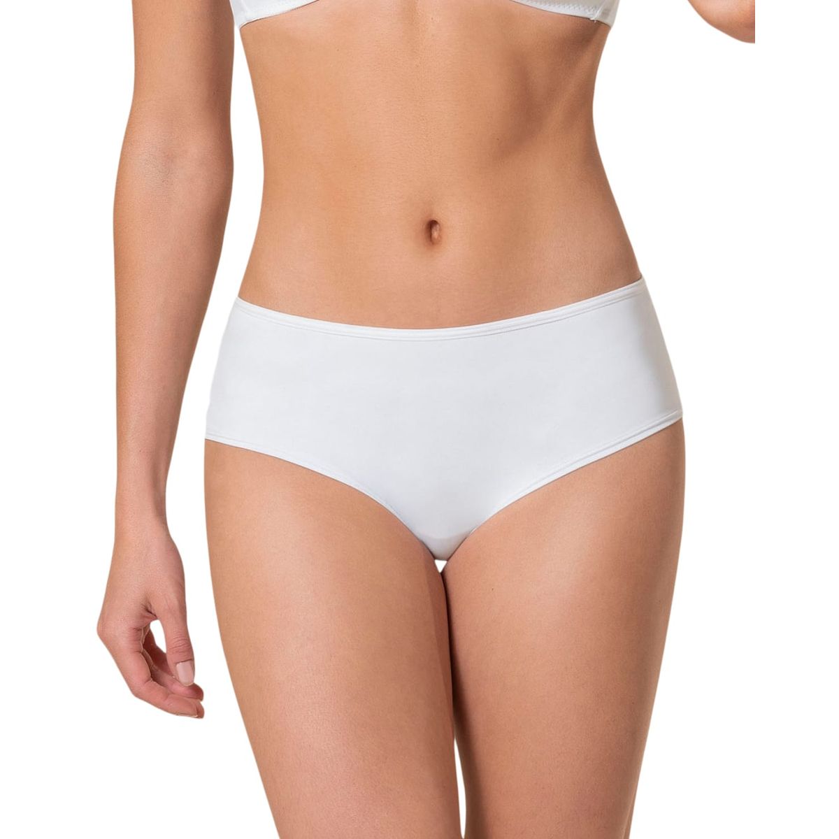 LEONISA - Calzón 72307 Hipsters y Cacheteros Blanco