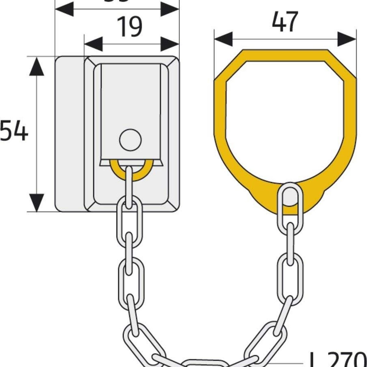 TCHIBO - Cadena para puerta ABUS