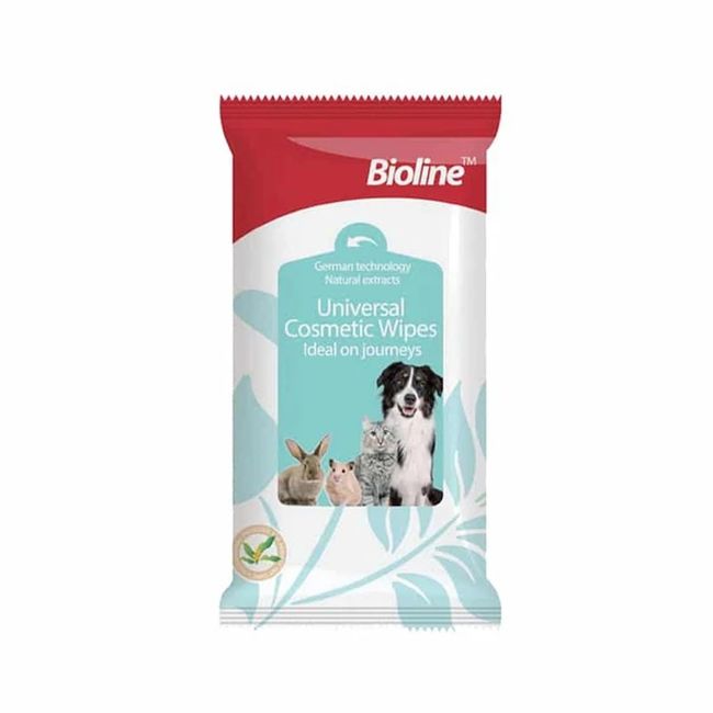 OEM - Pack 03 Toallitas Cosméticas Para Mascotas Bioline
