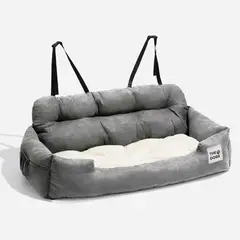 THE DOGS - Asiento de auto con cinturón de seguridad premium lavable waterproof