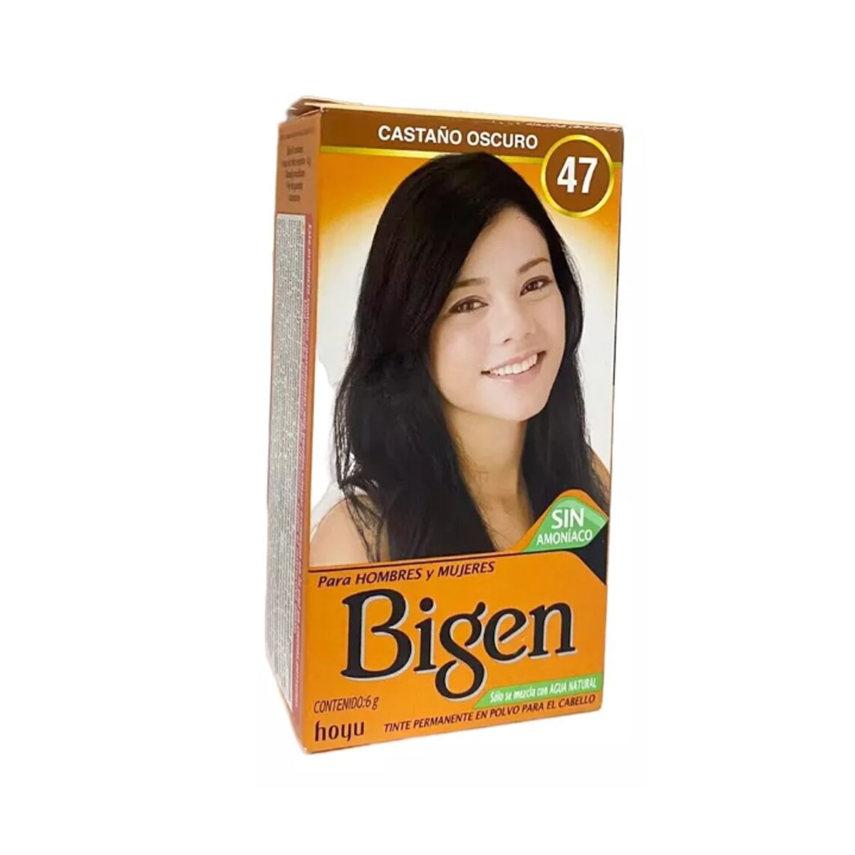 BIGEN - Pack X 10 Tinte En Polvo Para Cabello O Cejas 6g #47