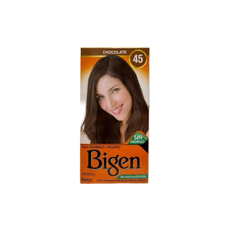 BIGEN - Pack X 10 Tinte En Polvo Para Cabello O Cejas 6g #45