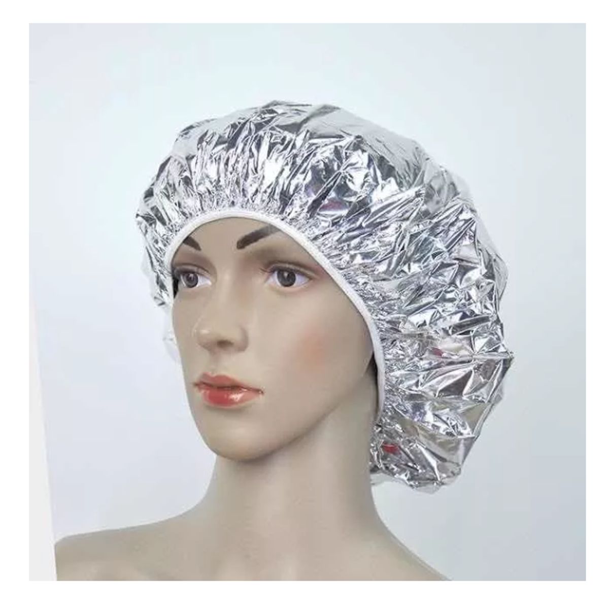 GENERICO - Gorro Aluminio Para Tratamientos PLATEADO ( 1 Unidad)