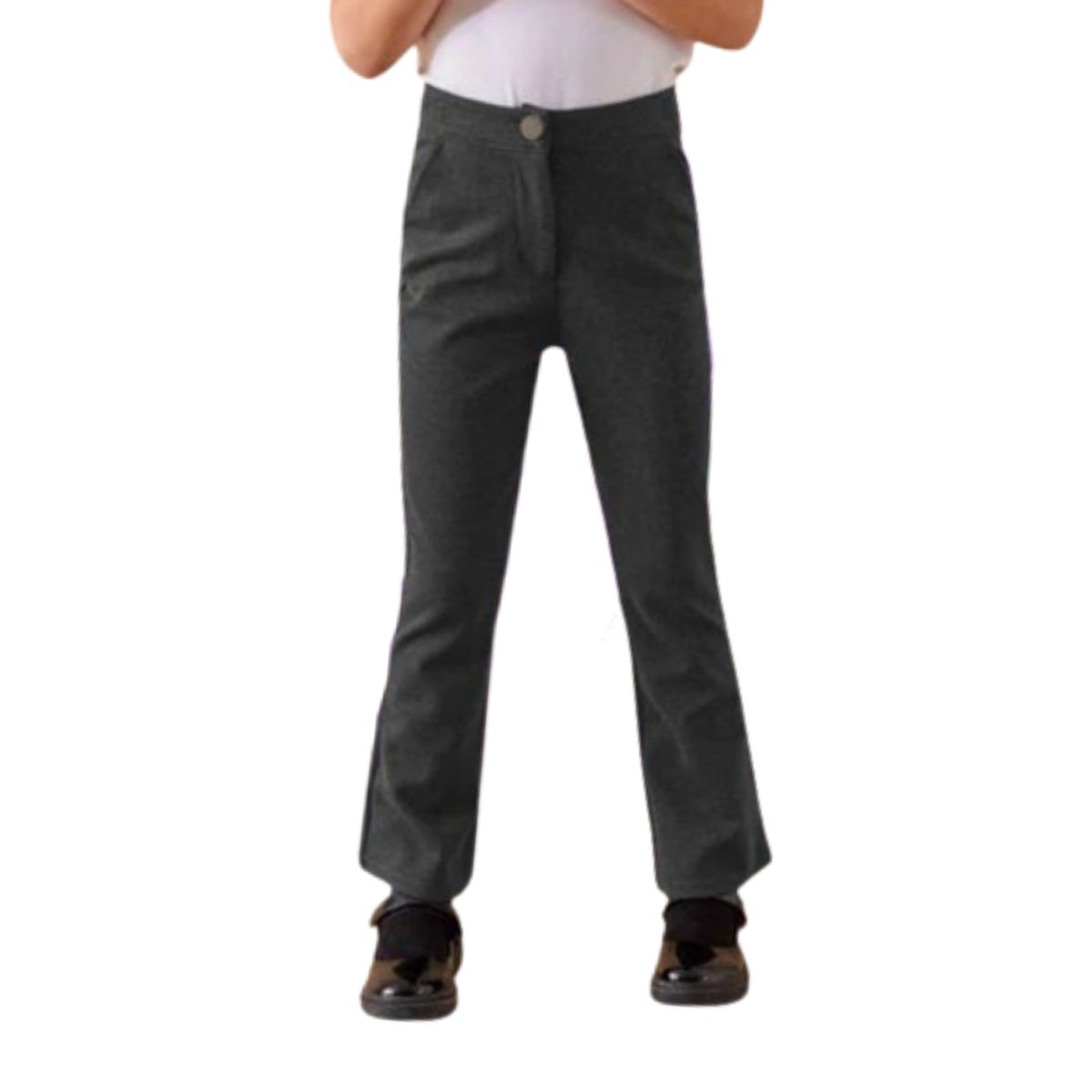 EL TRECE - Pantalón Spandex Mujer 5 Bolsillos Gris - Tallas (4 A 58)