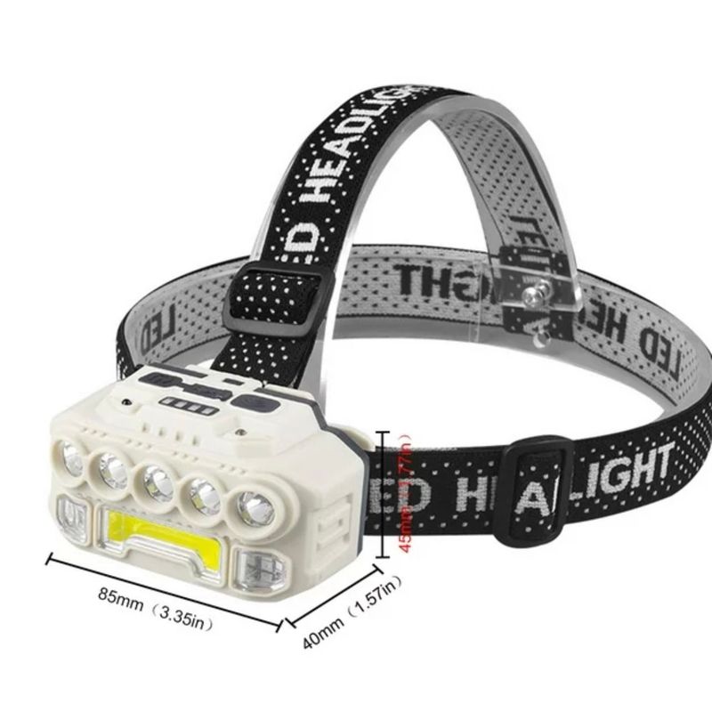GENERICO - LINTERNA CABEZA COB 5 LED HK-817 2701145