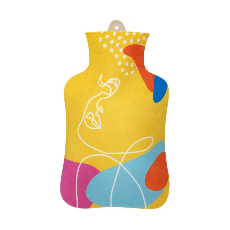 THERMICA - Guatero Thermicachile 1L C/Funda Cara Abstacto Amarillo
