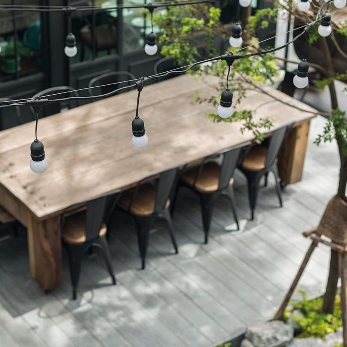 BIKAIN - FUNDA PROTECTORA IMPERMEABLE PARA MESA RECTANGULAR DE JARDIN