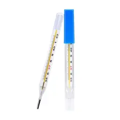 GENERICO - Termometro De Temperatura Vidrio Rectangular Corporal Salud