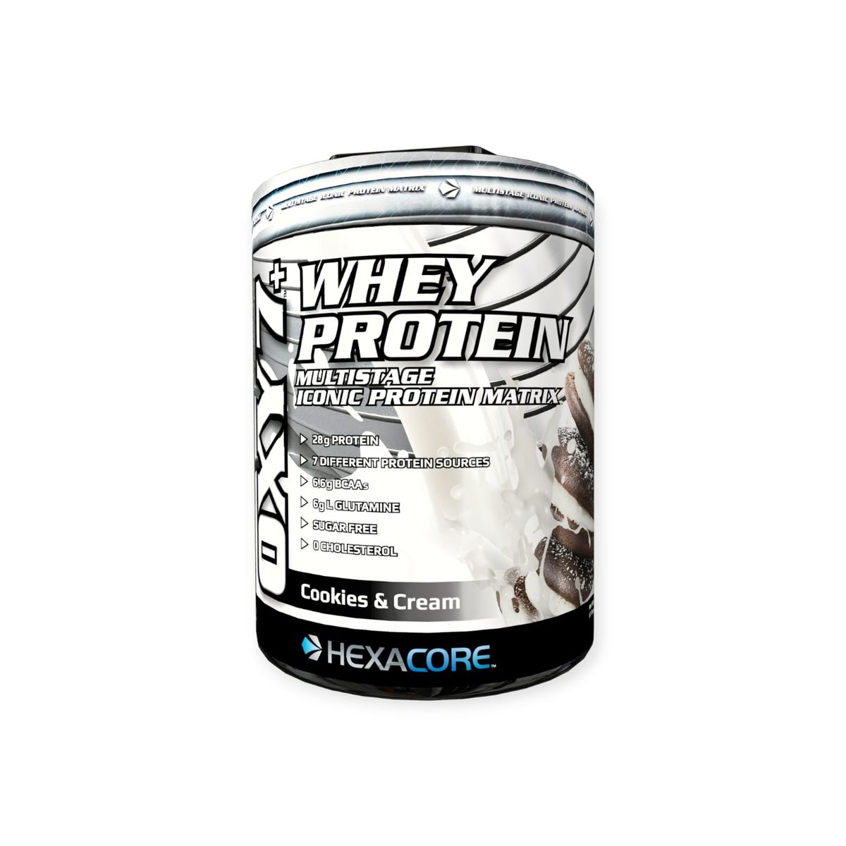 HEXACORE - PROTEINA OXY 7 WHEY PROTEIN 5LBS 67 SV COOKIES - HEXACORE