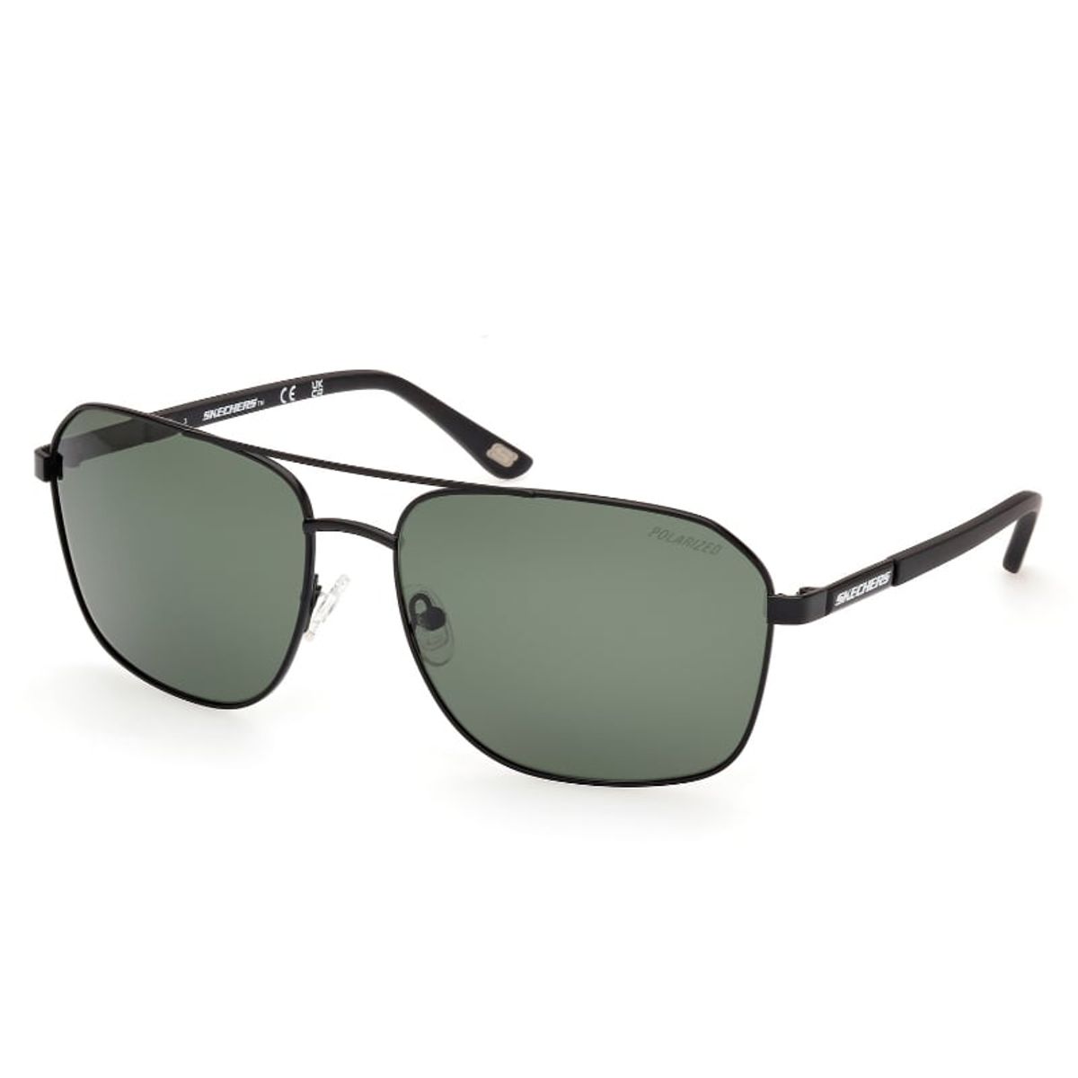 SKECHERS - Lentes de Sol Negro Mate Polarizados Skechers