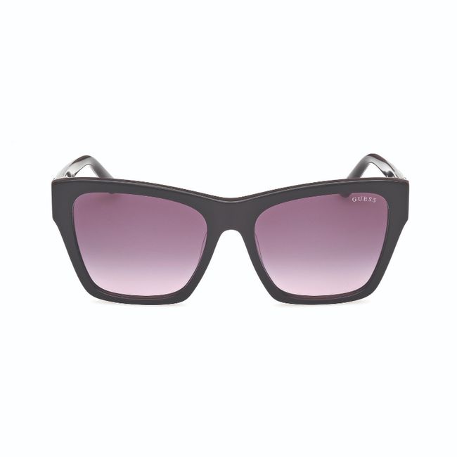 GUESS - Lentes de Sol Negro Brillante Degradé Guess