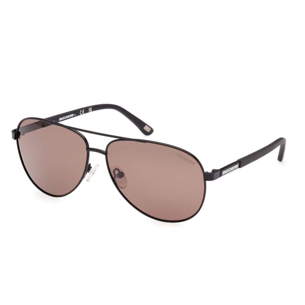 SKECHERS - Lentes de Sol Negro Mate Polarizados Skechers