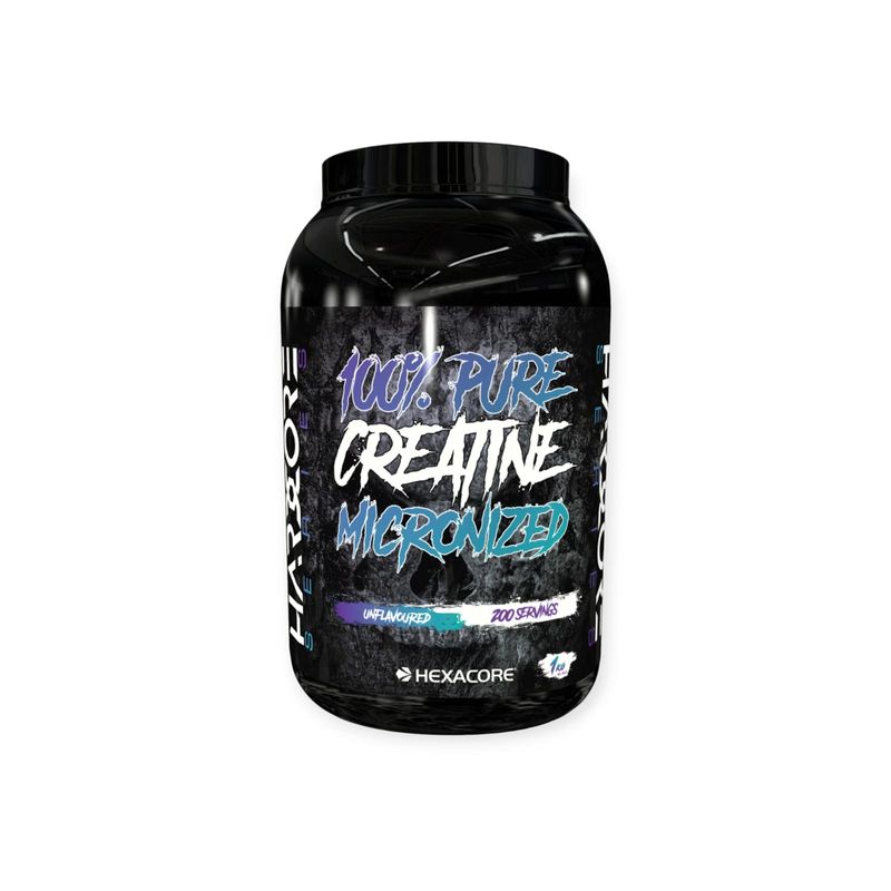 HEXACORE - CREATINA 100% PURE 200 SERVICIOS 1KG - HEXACORE