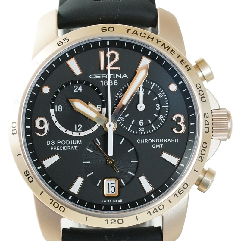 CERTINA - Reloj Certina Ds Podium Dorado Gmt