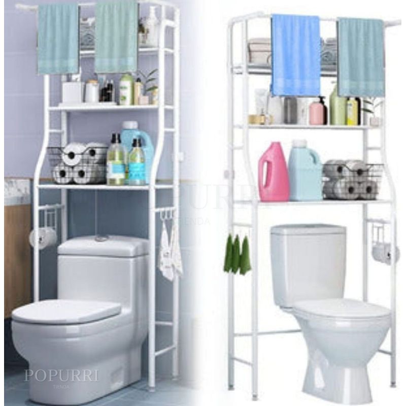 GENERICO - Estante organizador de baño 3 niveles Multifunción