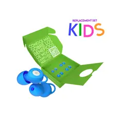 WOO EARPLUGS - Experience+ Plus Kids - Tapones Oídos Niño 27db - Azul