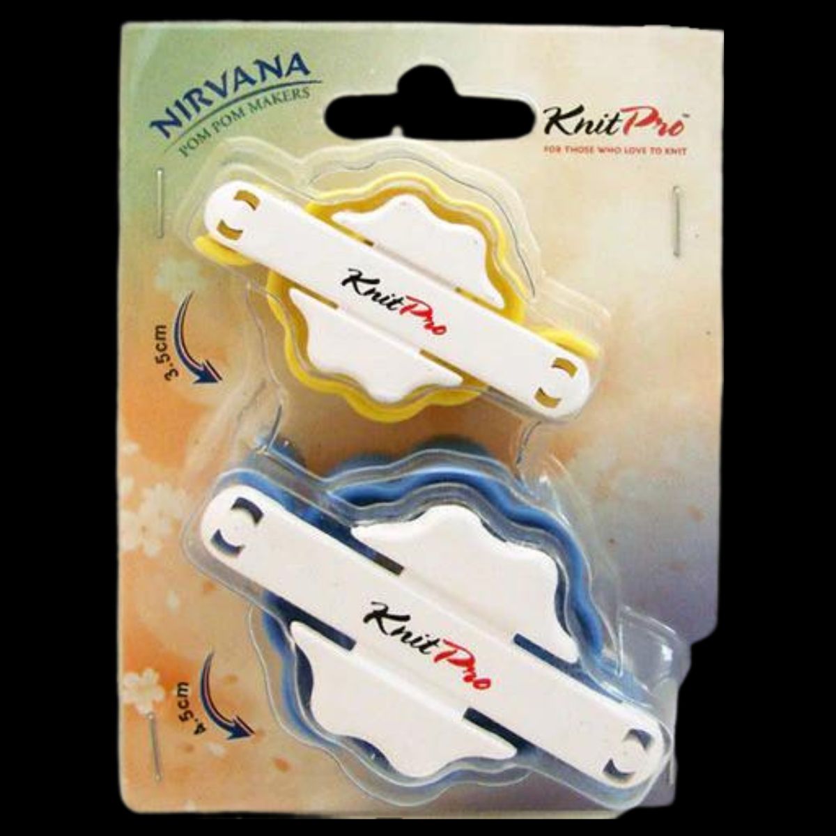 GENERICO - Pomponeras KnitPro Nirvana 3.50 Y 4.50cm