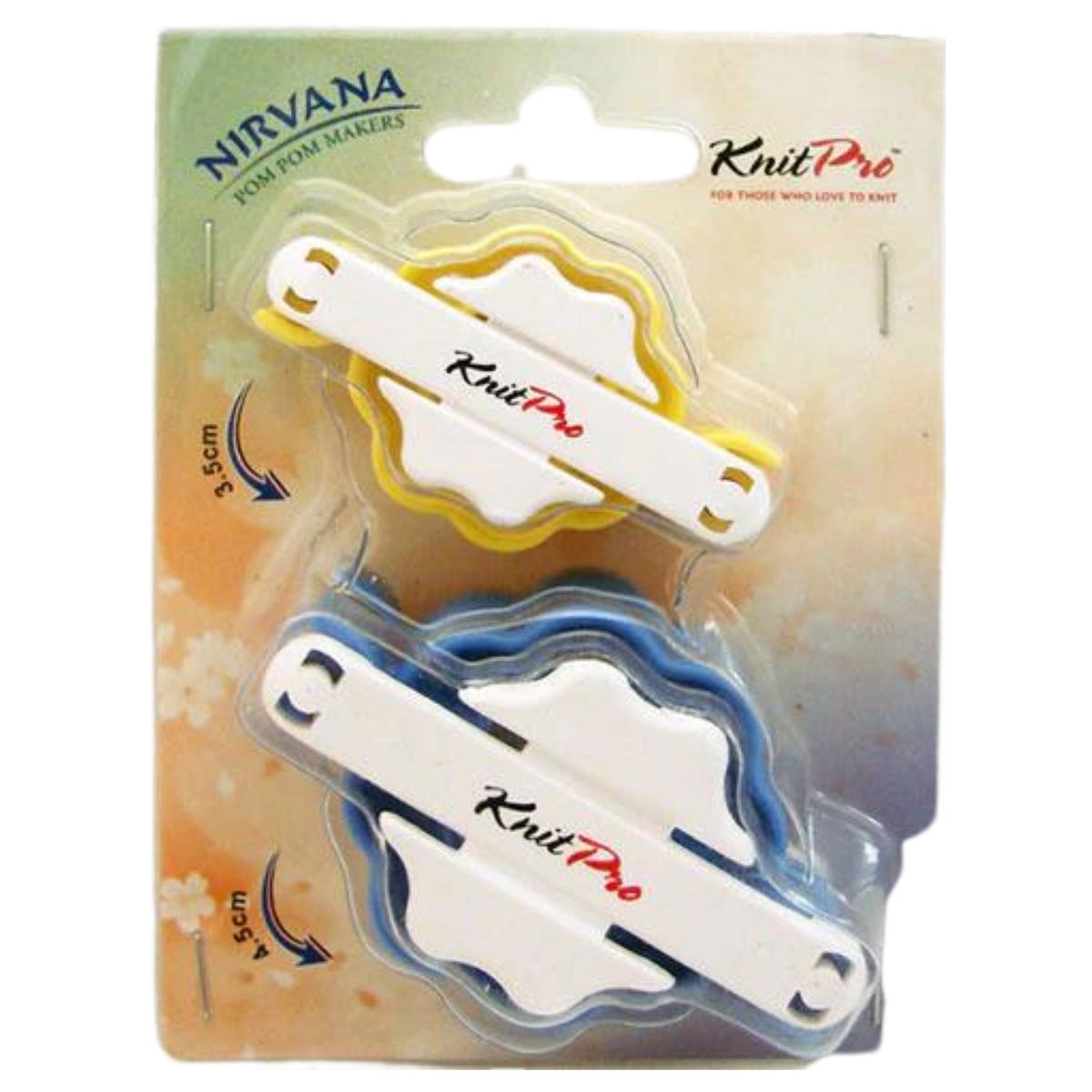 GENERICO - Pomponeras KnitPro Nirvana 3.50 Y 4.50cm