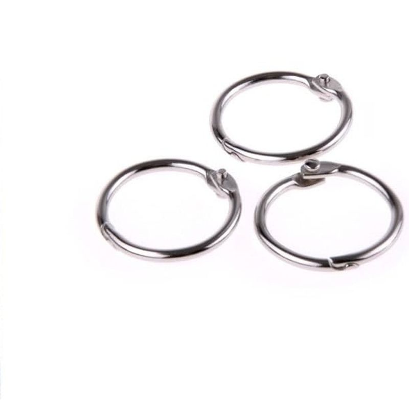 GENERICO - Llavero Argolla Con Broche 72 Unidades 32 Mm 