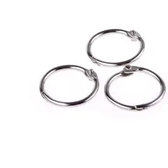 GENERICO - Llavero Argolla Con Broche 72 Unidades 32 Mm