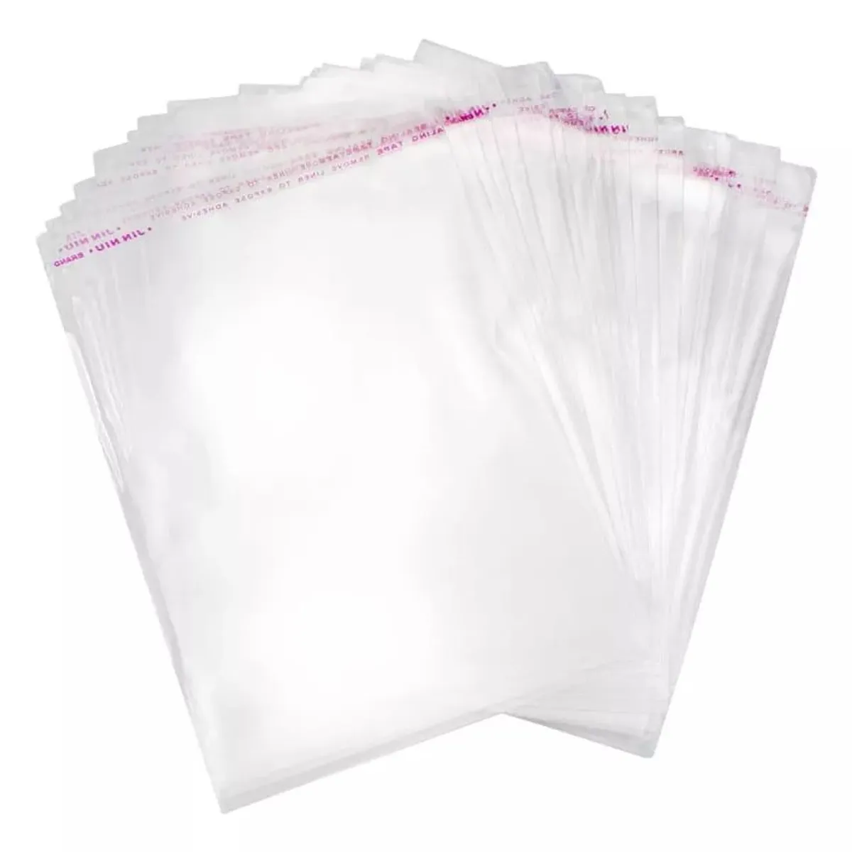 KUANGYE - Bolsa Tipo Celofán Cierre Con Adhesivo 10x15 Cms 1000 Unds
