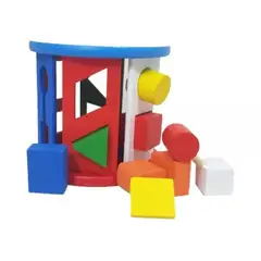 JUEGOS MAGICOS - Juego Didáctico Encaje Fig Geometrica Madera Bebés Y Niños
