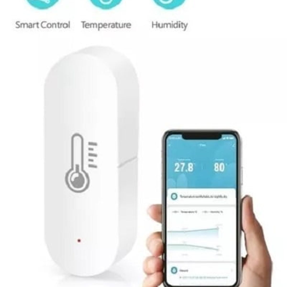 GENERICO - Sensor De Temperatura Y Humedad Domotica Tuya Smart